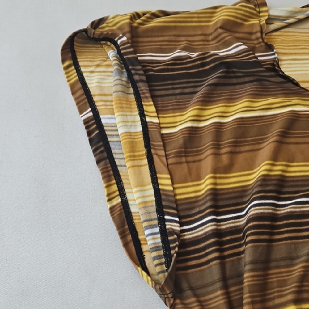 Carmen Marc Valvo Deco Zig Zag Kimono Swim Cover-Up - Picture 9 of 11